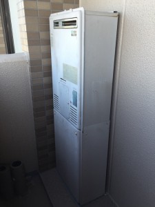 給湯器交換　松村さん　施工前